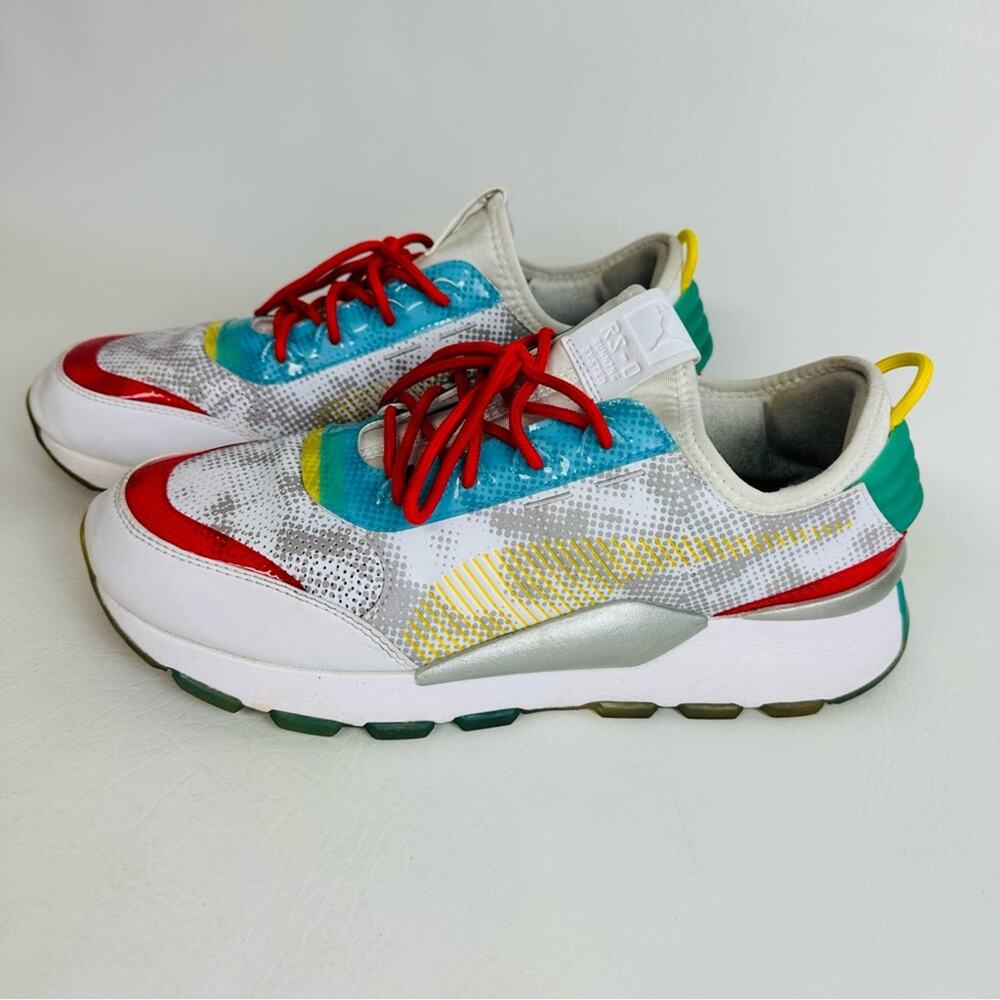 Puma Men's Running System RS-0 Optic Fiber Lace Up Sneakers‎ Multicolor Sz US9.5